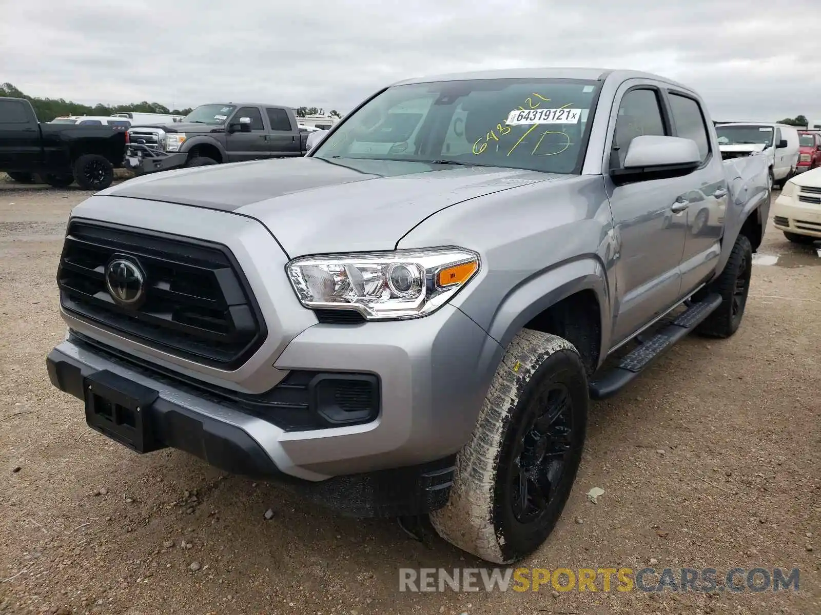 2 Photograph of a damaged car 5TFAX5GN0LX176377 TOYOTA TACOMA 2020