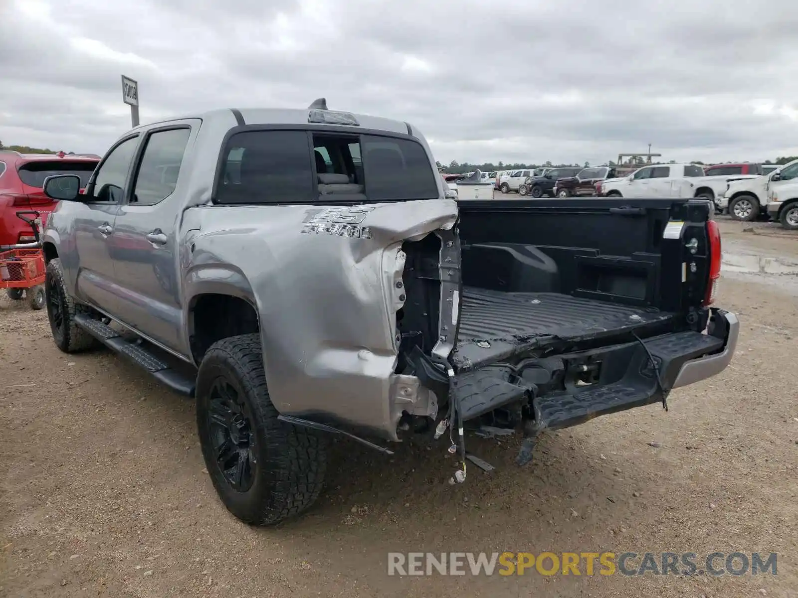 3 Photograph of a damaged car 5TFAX5GN0LX176377 TOYOTA TACOMA 2020