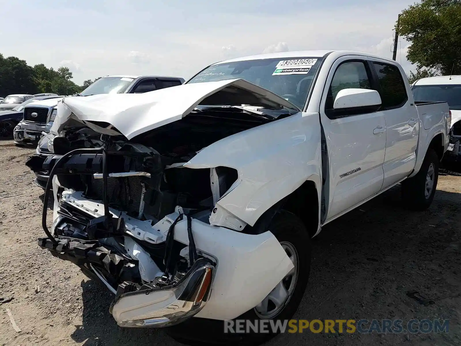 2 Photograph of a damaged car 5TFAX5GN0LX178288 TOYOTA TACOMA 2020