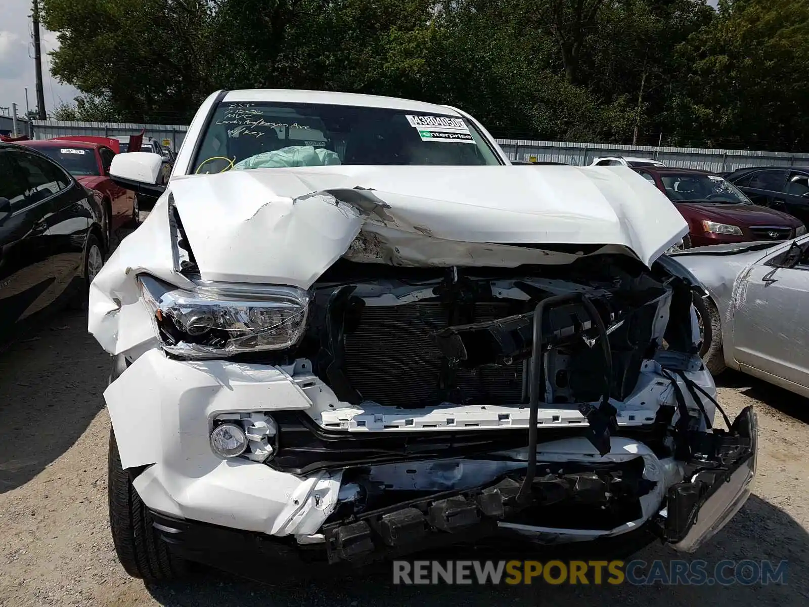 7 Photograph of a damaged car 5TFAX5GN0LX178288 TOYOTA TACOMA 2020