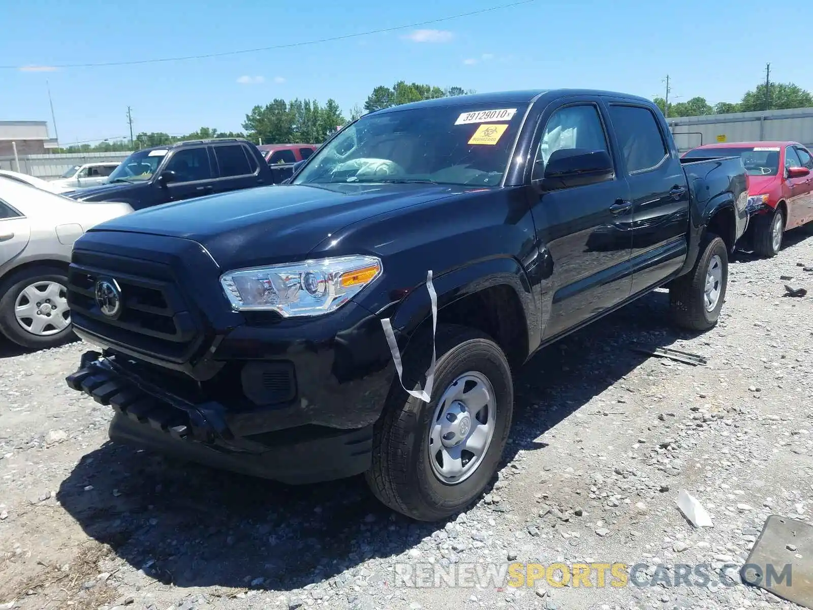 2 Photograph of a damaged car 5TFAX5GN0LX178677 TOYOTA TACOMA 2020