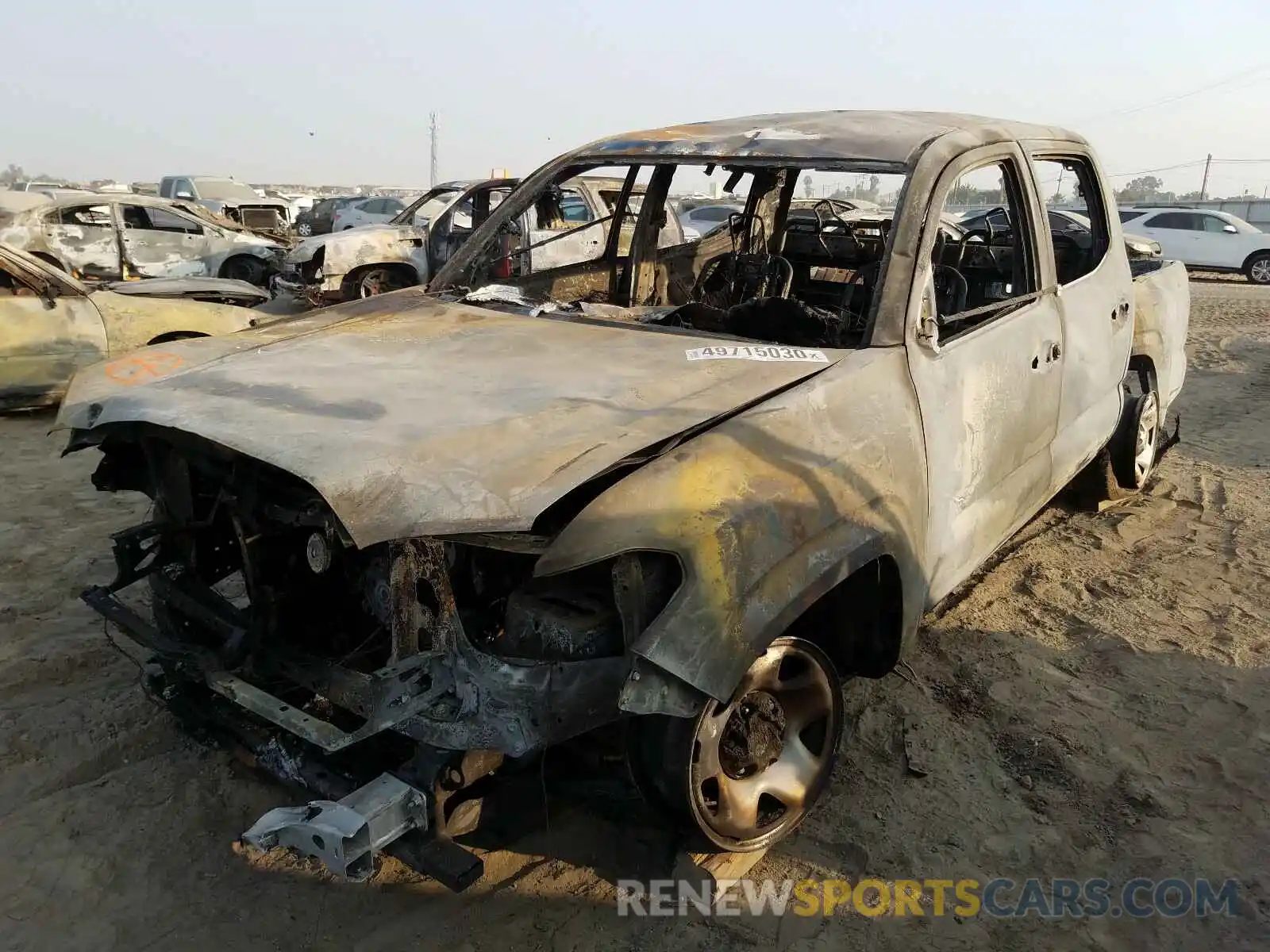 2 Photograph of a damaged car 5TFAX5GN0LX179831 TOYOTA TACOMA 2020