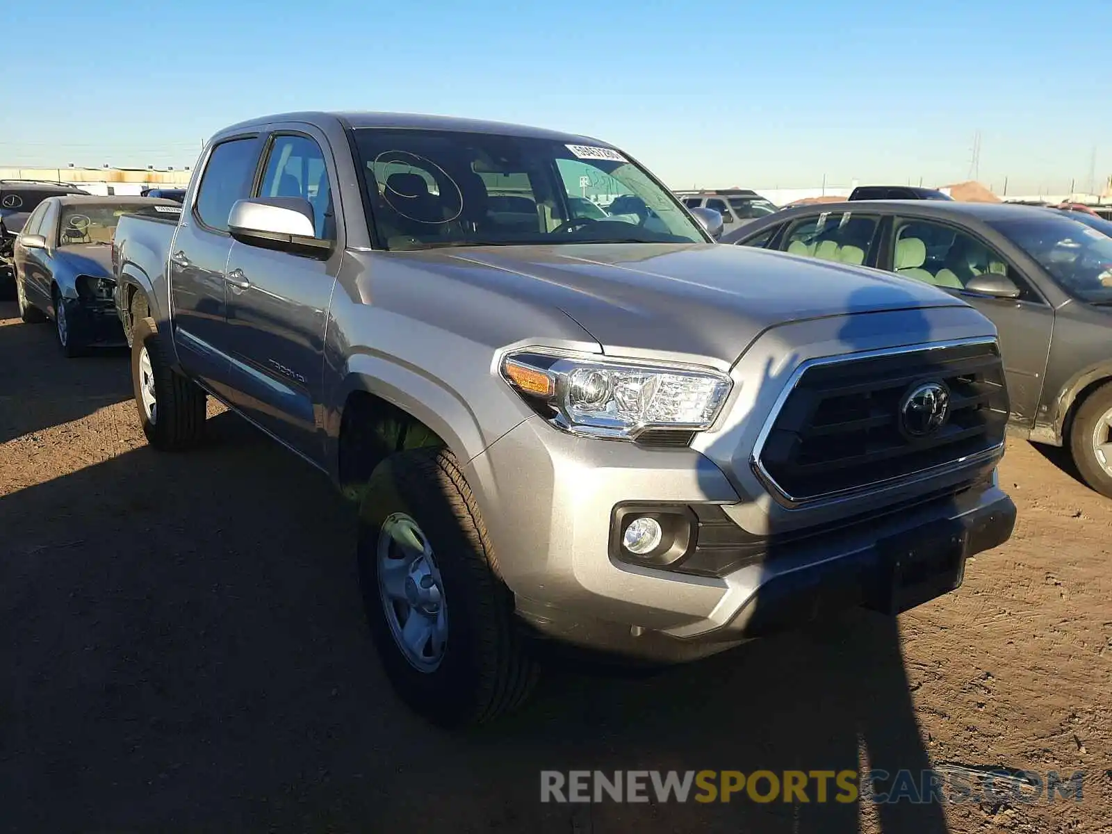 1 Photograph of a damaged car 5TFAX5GN0LX180137 TOYOTA TACOMA 2020