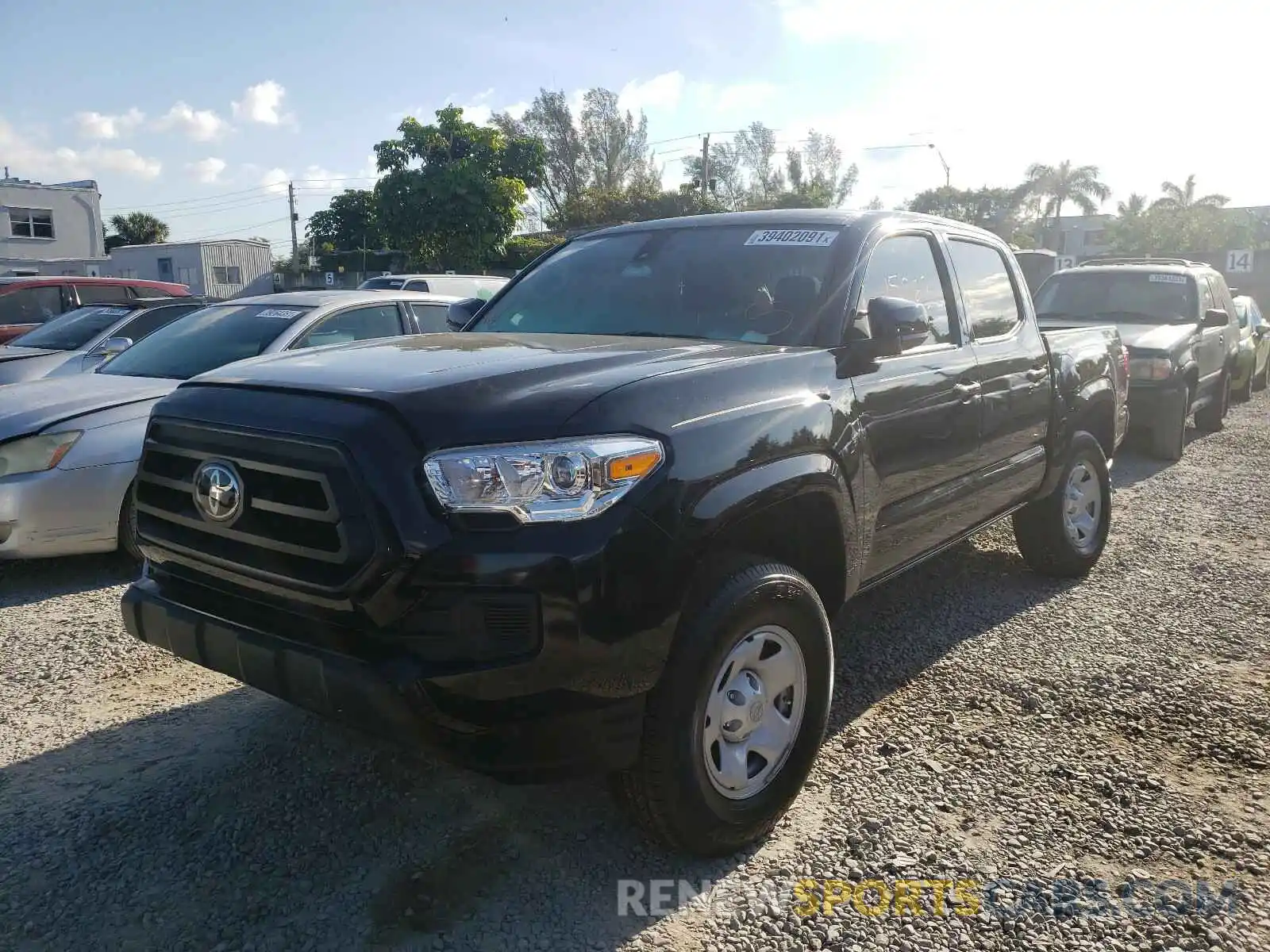 2 Photograph of a damaged car 5TFAX5GN0LX181255 TOYOTA TACOMA 2020