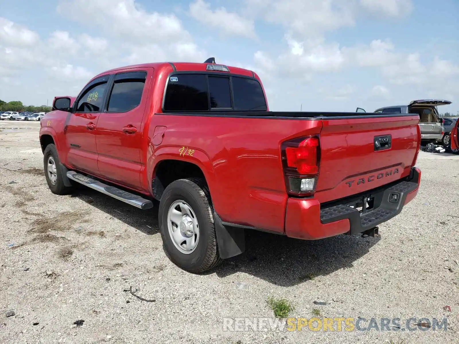 3 Photograph of a damaged car 5TFAX5GN0LX181725 TOYOTA TACOMA 2020