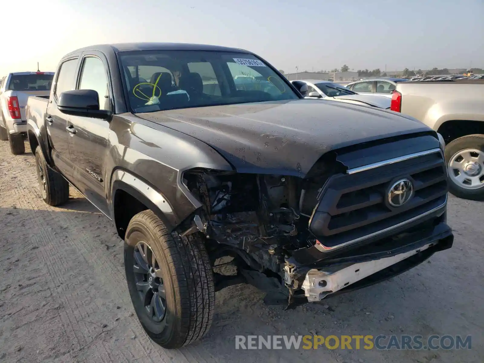 1 Photograph of a damaged car 5TFAX5GN0LX182485 TOYOTA TACOMA 2020