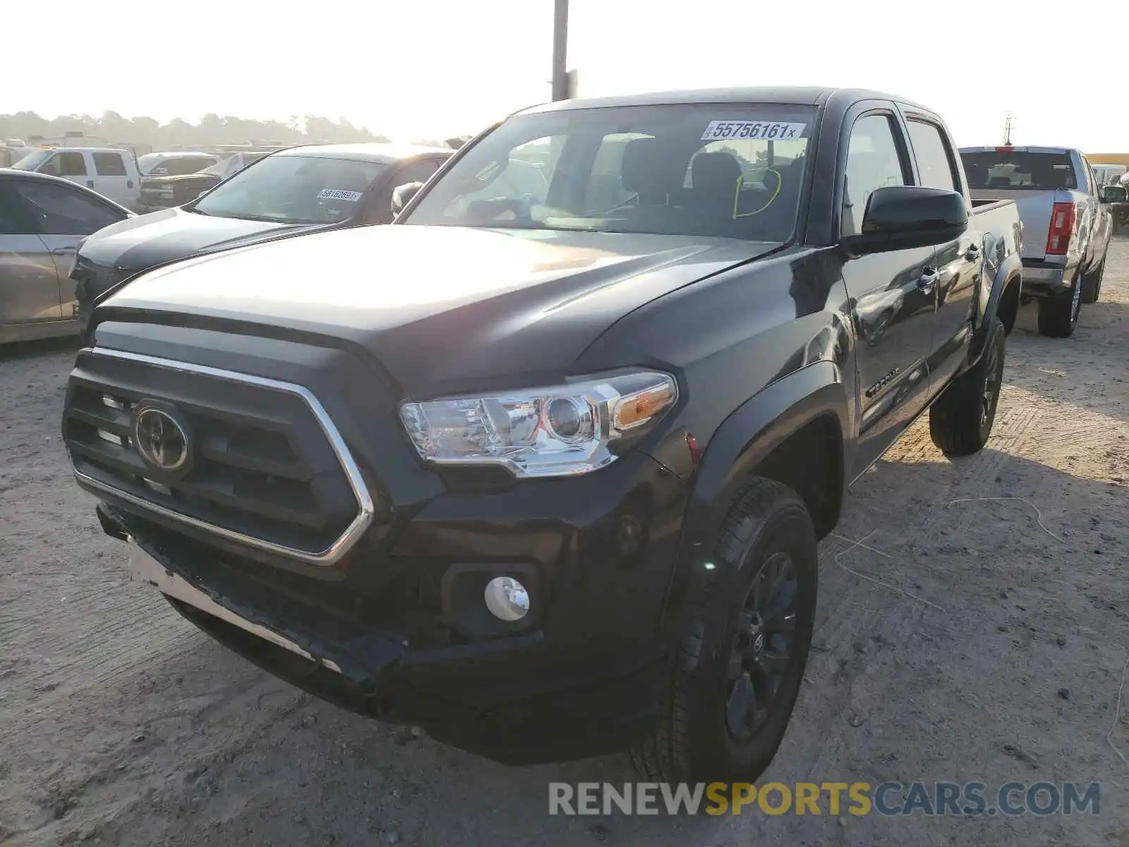 2 Photograph of a damaged car 5TFAX5GN0LX182485 TOYOTA TACOMA 2020