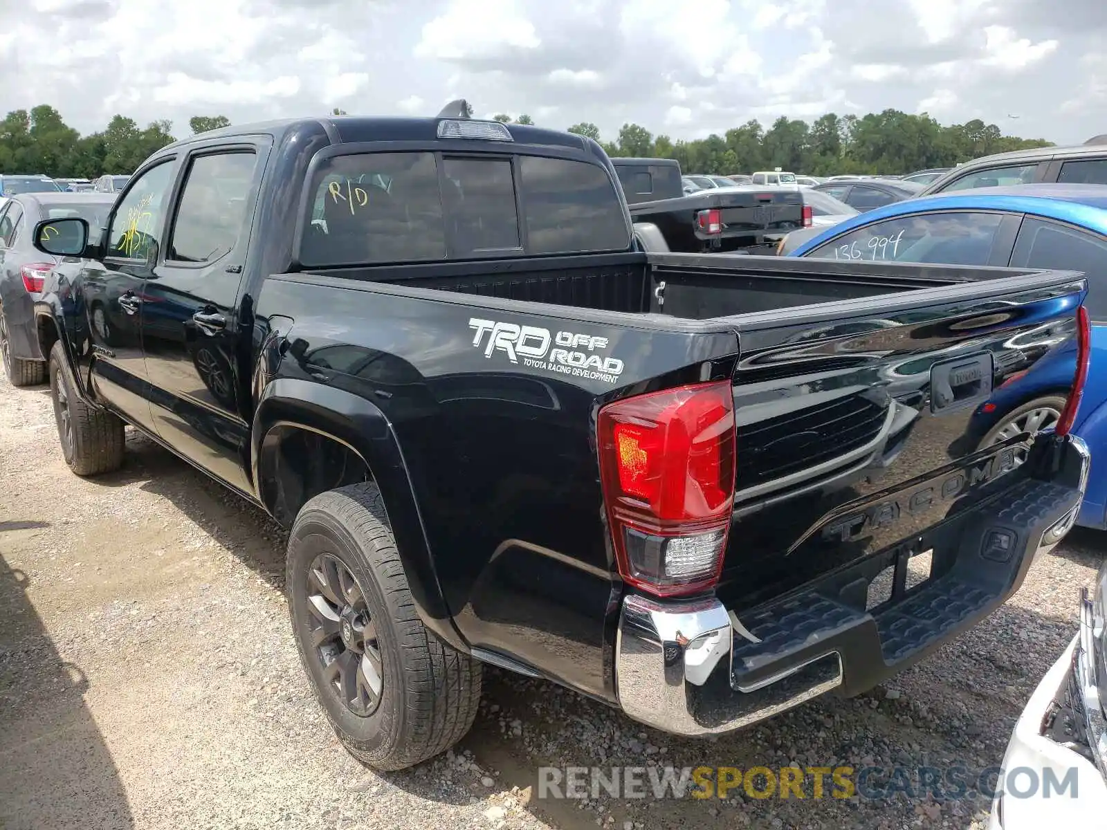 3 Photograph of a damaged car 5TFAX5GN0LX182485 TOYOTA TACOMA 2020