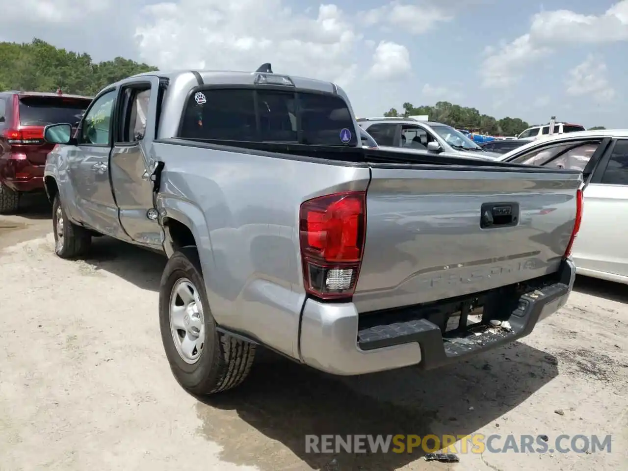 3 Photograph of a damaged car 5TFAX5GN0LX184124 TOYOTA TACOMA 2020