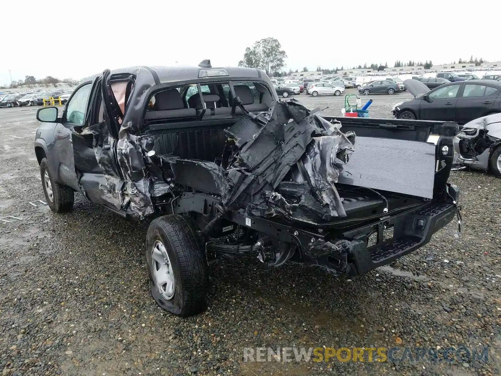 3 Photograph of a damaged car 5TFAX5GN0LX185581 TOYOTA TACOMA 2020