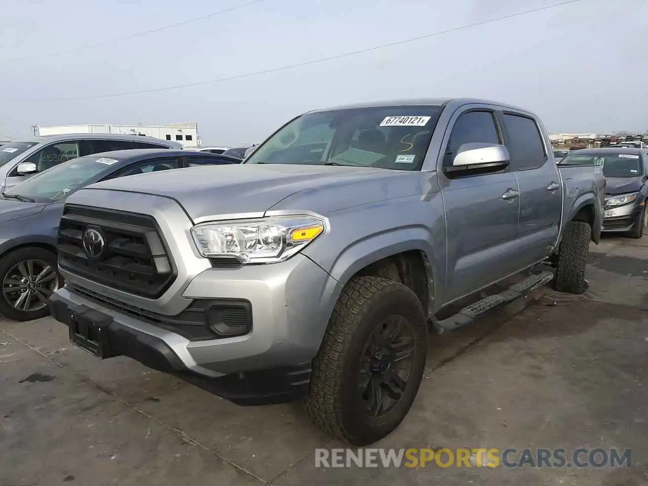 2 Photograph of a damaged car 5TFAX5GN0LX188027 TOYOTA TACOMA 2020