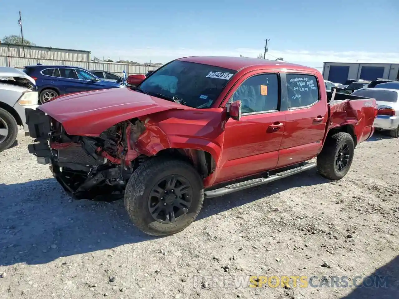 1 Photograph of a damaged car 5TFAX5GN0LX188710 TOYOTA TACOMA 2020