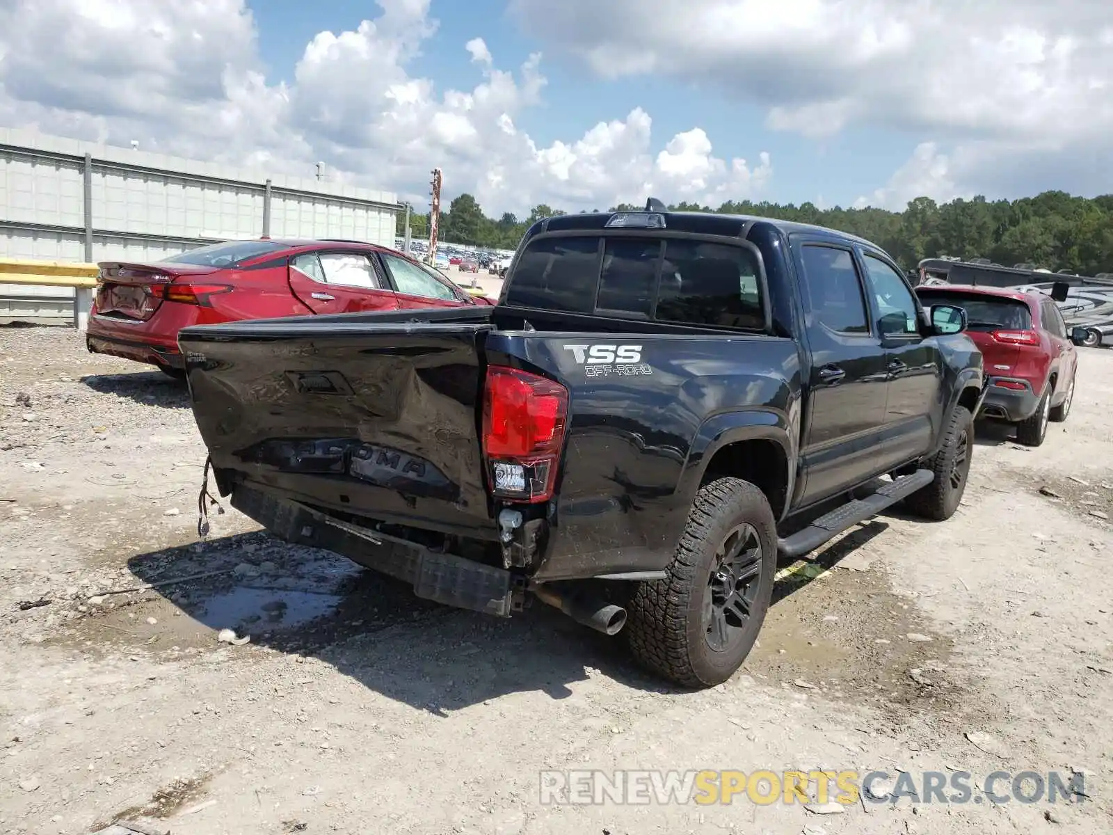 4 Photograph of a damaged car 5TFAX5GN1LX166523 TOYOTA TACOMA 2020