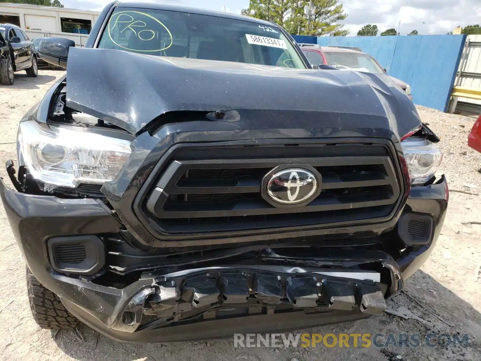 9 Photograph of a damaged car 5TFAX5GN1LX166523 TOYOTA TACOMA 2020