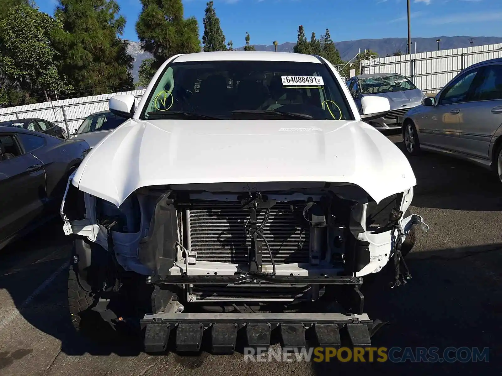 9 Photograph of a damaged car 5TFAX5GN1LX166683 TOYOTA TACOMA 2020