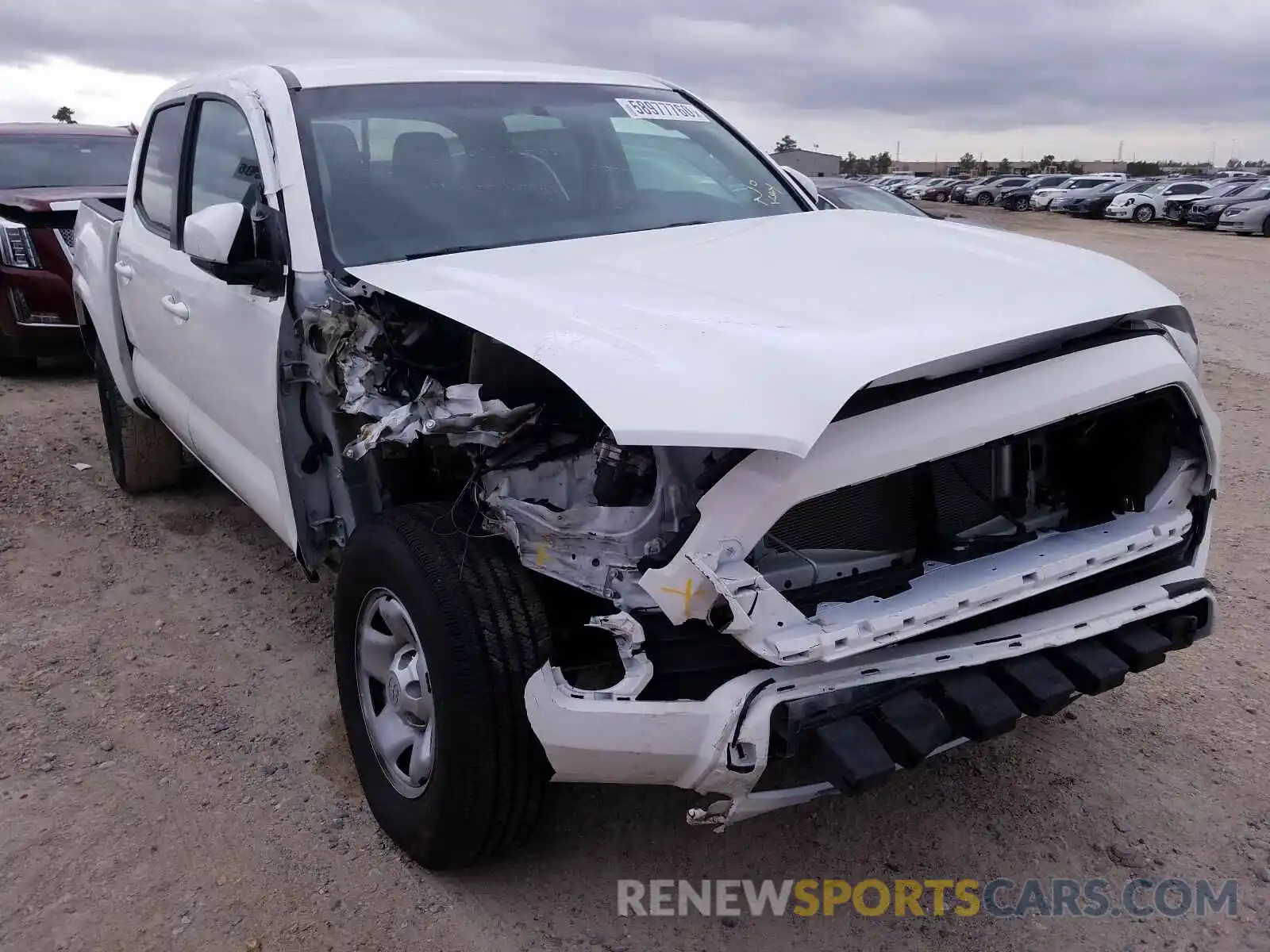 1 Photograph of a damaged car 5TFAX5GN1LX166893 TOYOTA TACOMA 2020