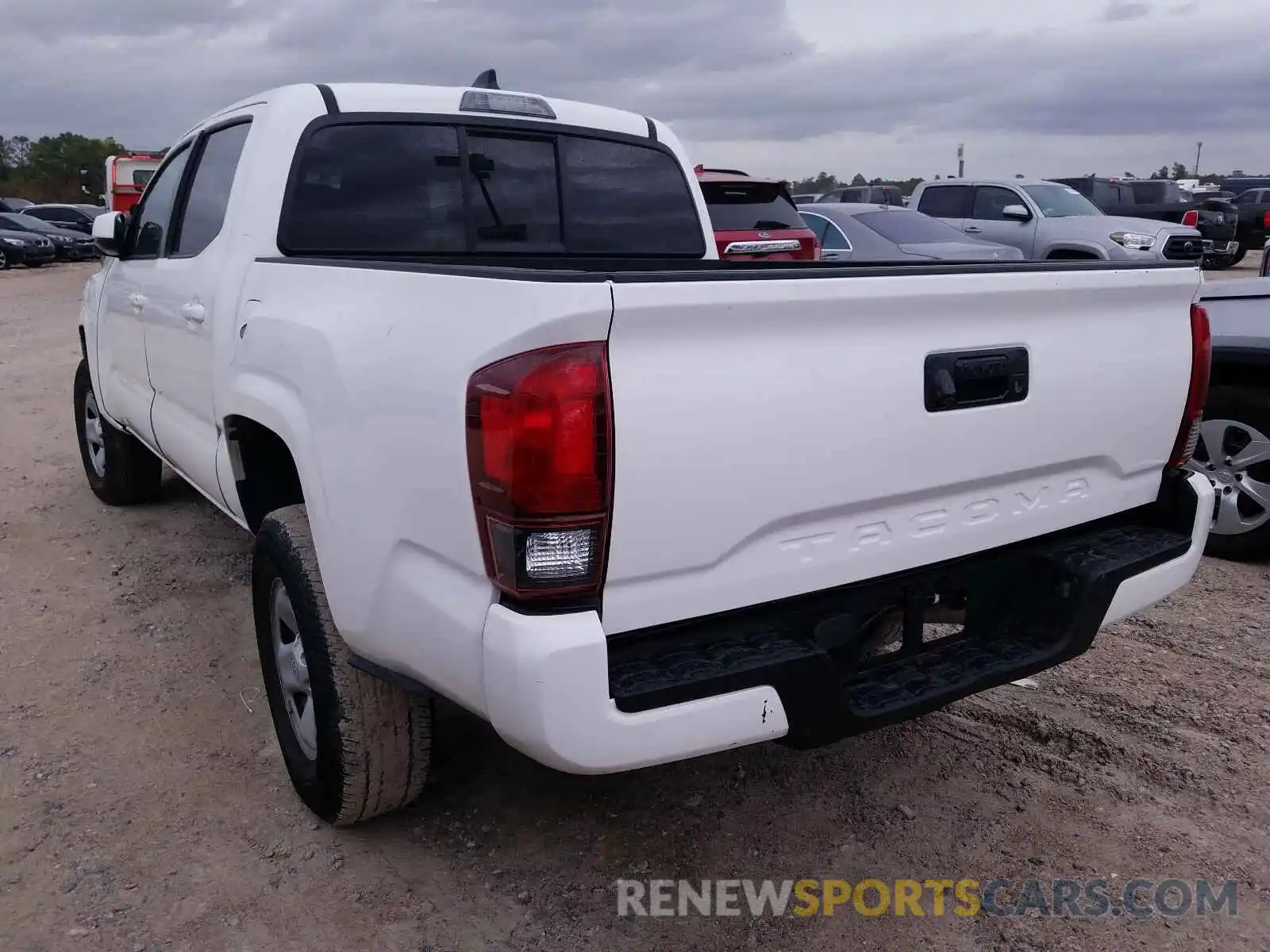 3 Photograph of a damaged car 5TFAX5GN1LX166893 TOYOTA TACOMA 2020