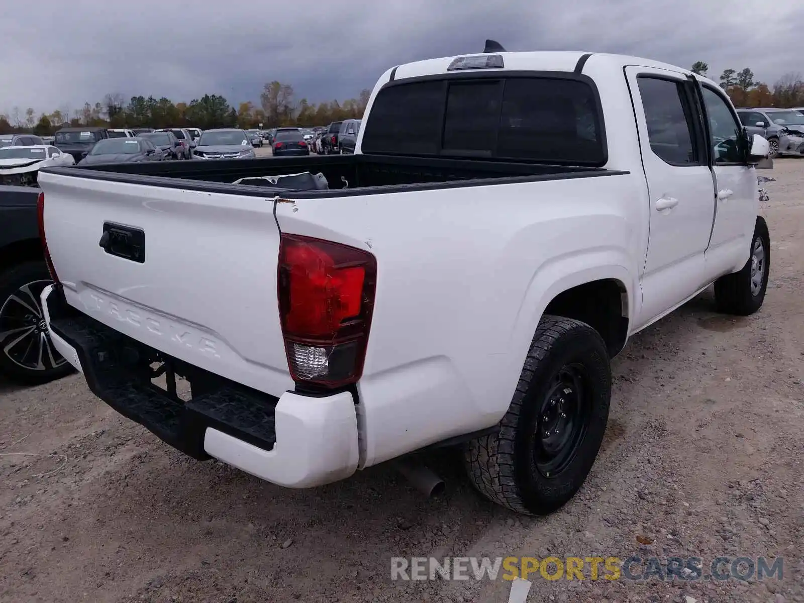 4 Photograph of a damaged car 5TFAX5GN1LX166893 TOYOTA TACOMA 2020