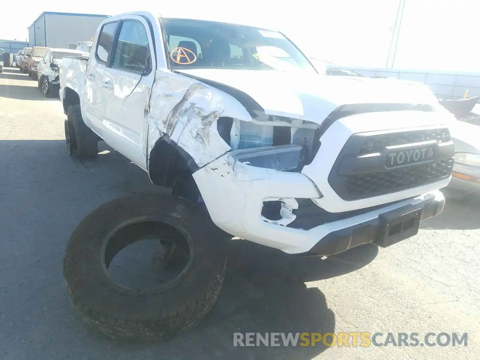 1 Photograph of a damaged car 5TFAX5GN1LX169552 TOYOTA TACOMA 2020