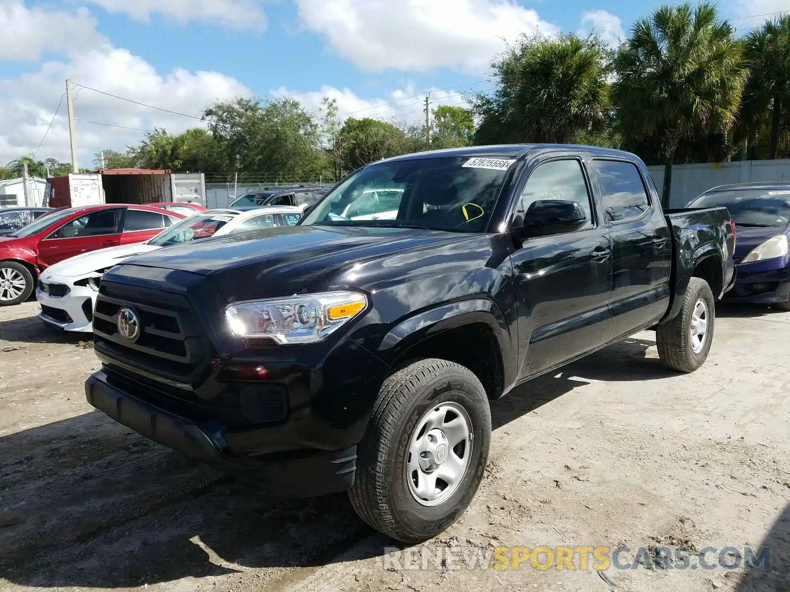 2 Photograph of a damaged car 5TFAX5GN1LX171186 TOYOTA TACOMA 2020