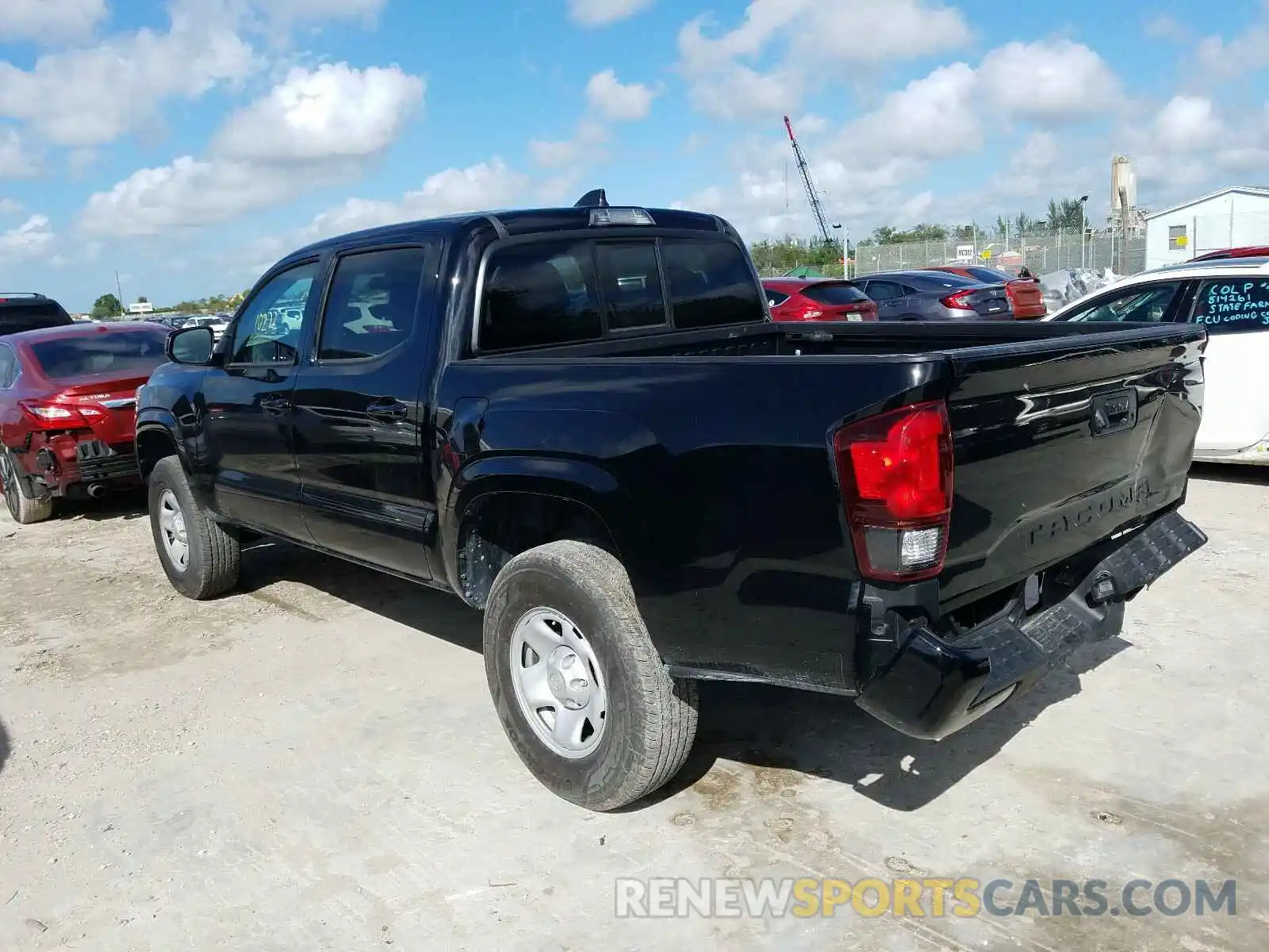 3 Photograph of a damaged car 5TFAX5GN1LX171186 TOYOTA TACOMA 2020