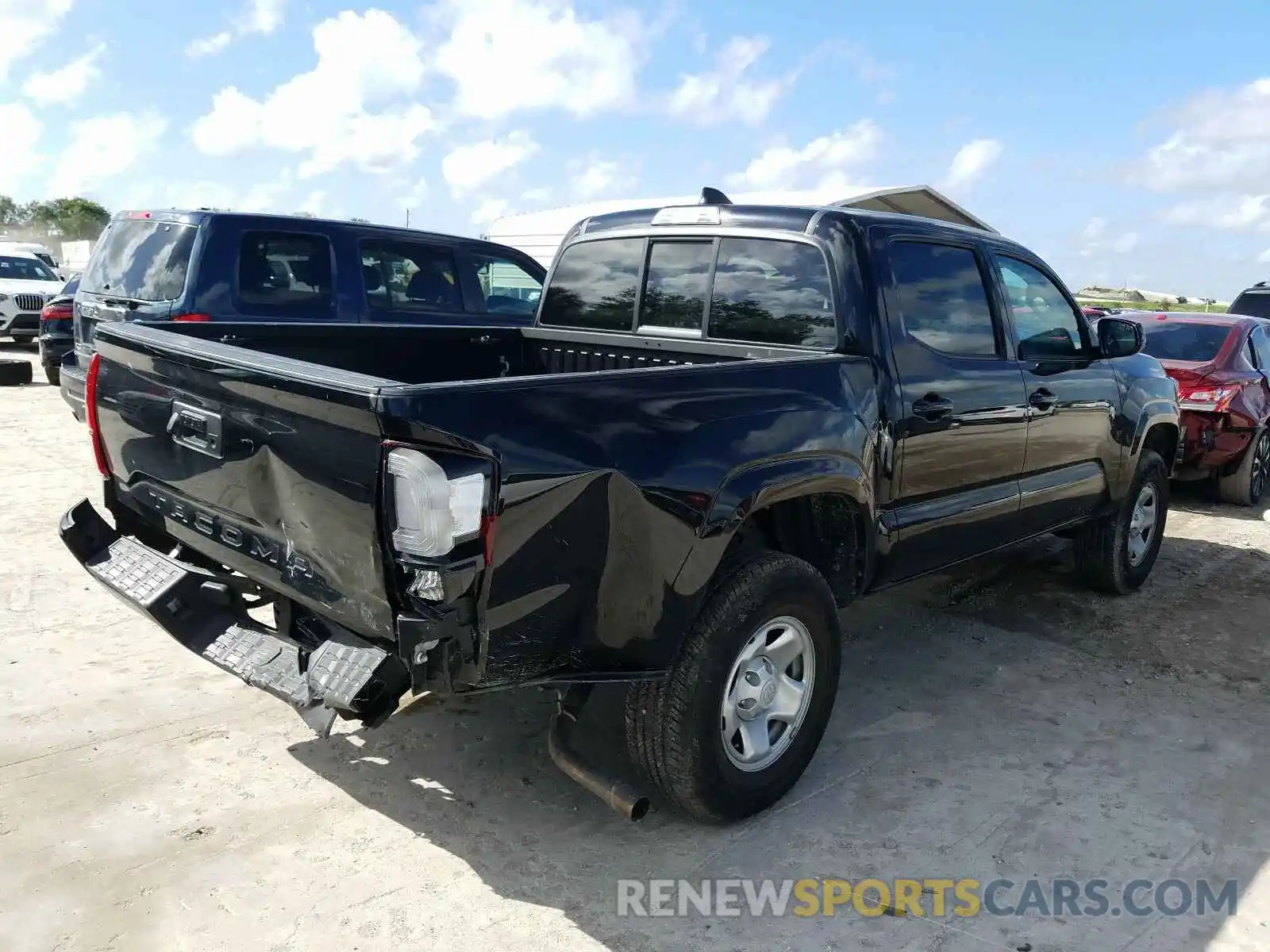 4 Photograph of a damaged car 5TFAX5GN1LX171186 TOYOTA TACOMA 2020