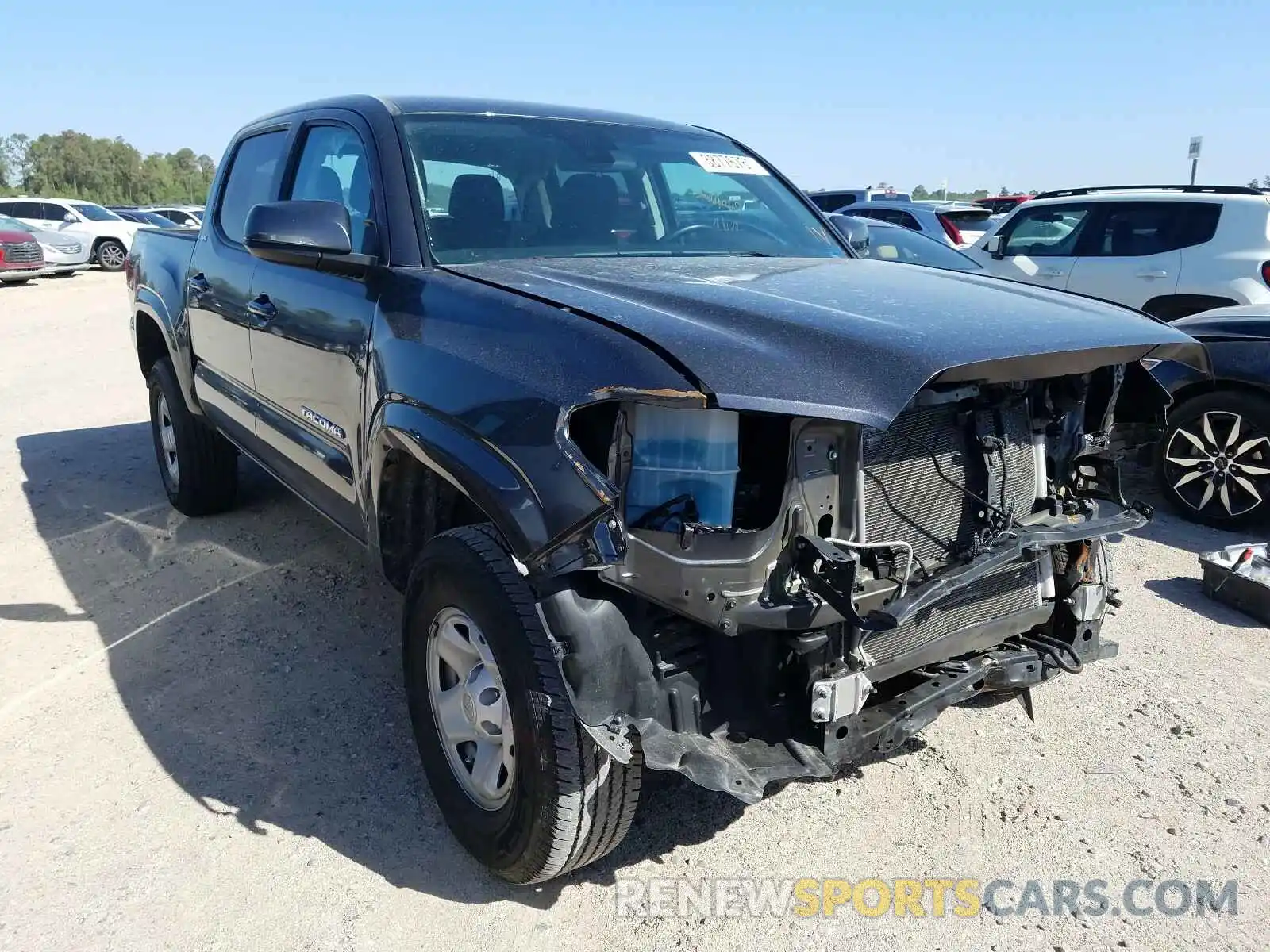 1 Photograph of a damaged car 5TFAX5GN1LX172855 TOYOTA TACOMA 2020