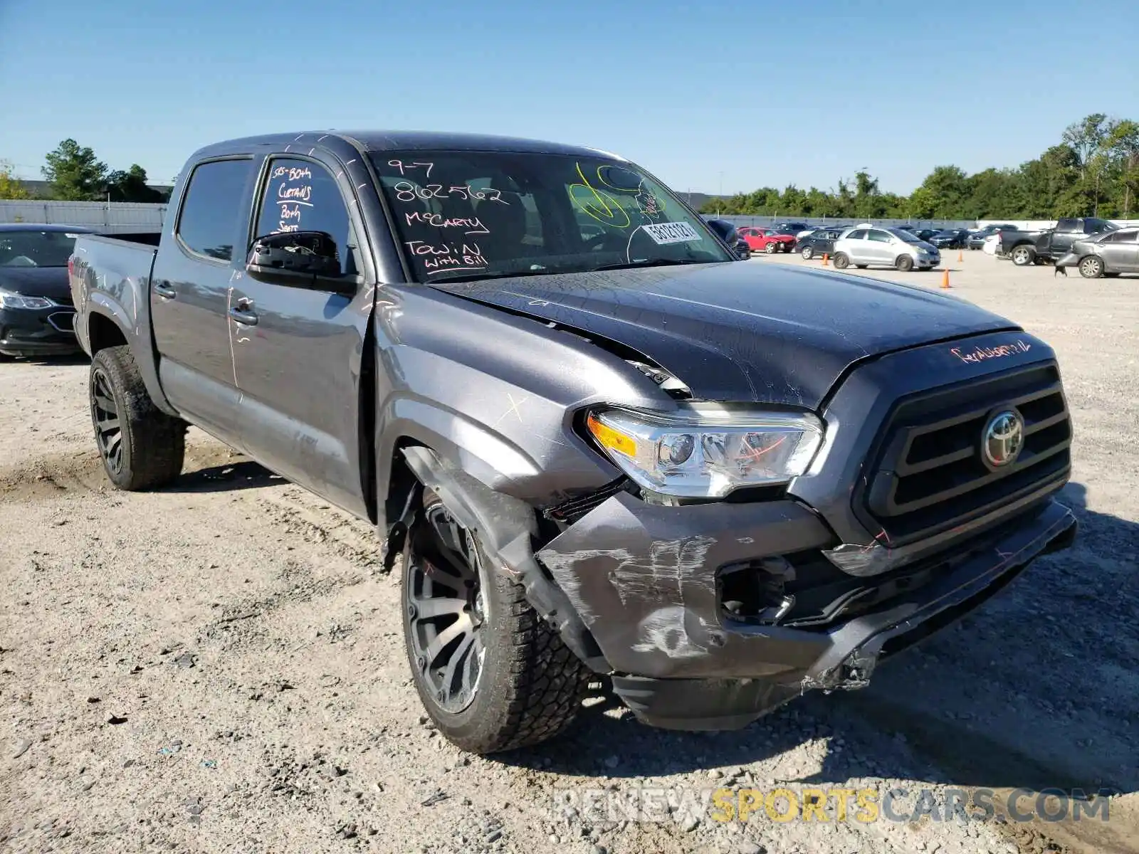 1 Photograph of a damaged car 5TFAX5GN1LX175593 TOYOTA TACOMA 2020