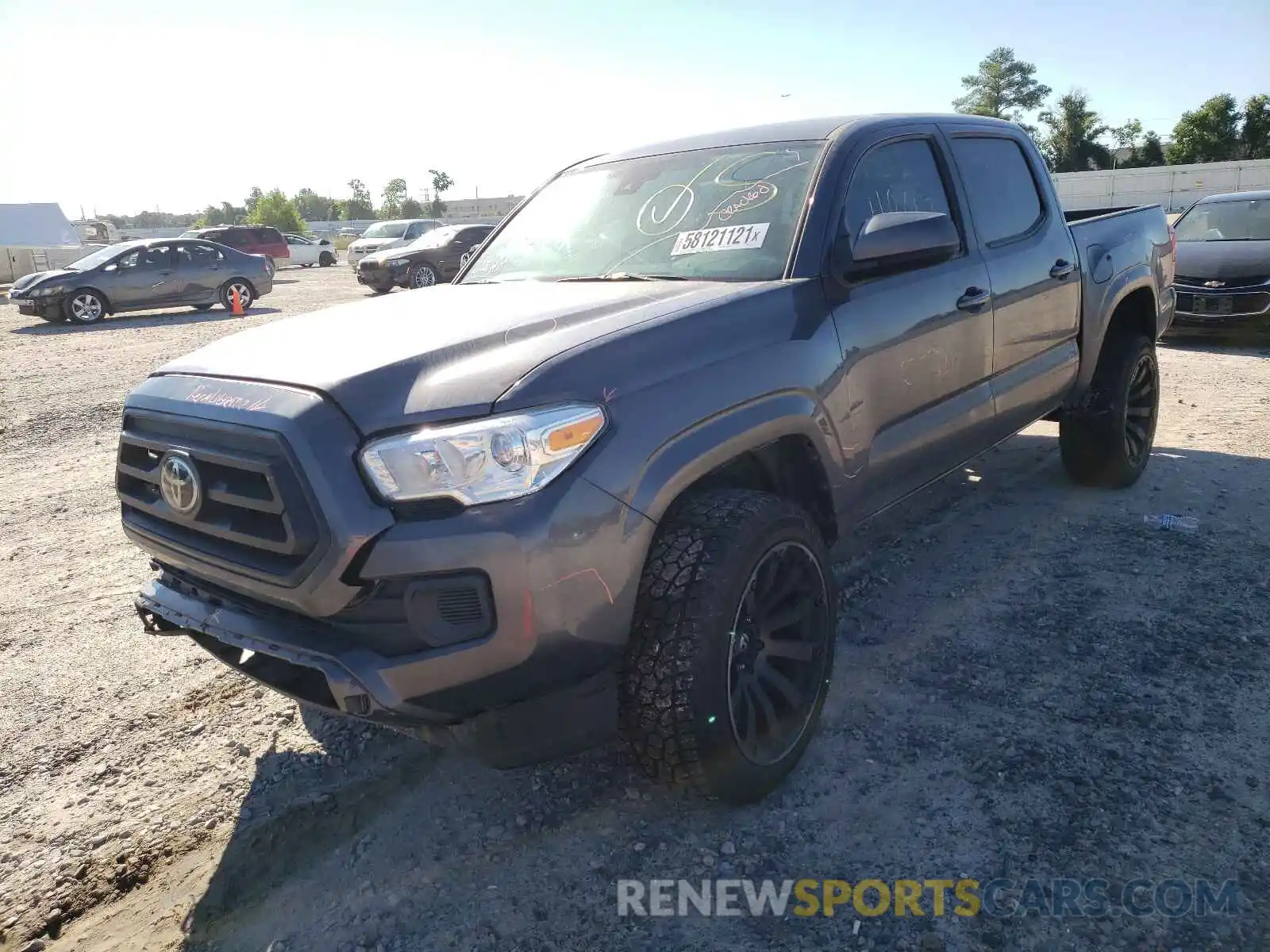 2 Photograph of a damaged car 5TFAX5GN1LX175593 TOYOTA TACOMA 2020