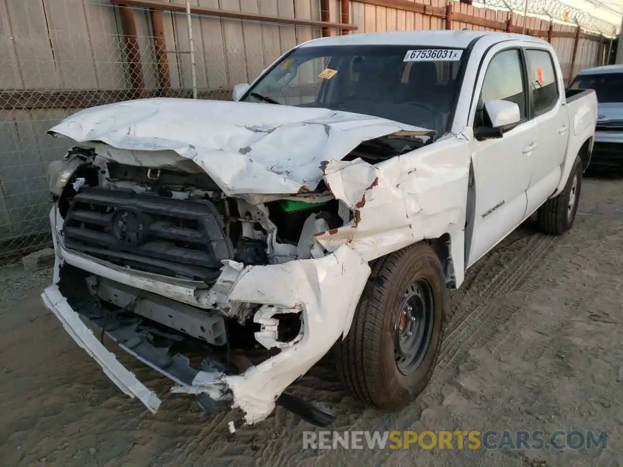 2 Photograph of a damaged car 5TFAX5GN1LX176081 TOYOTA TACOMA 2020