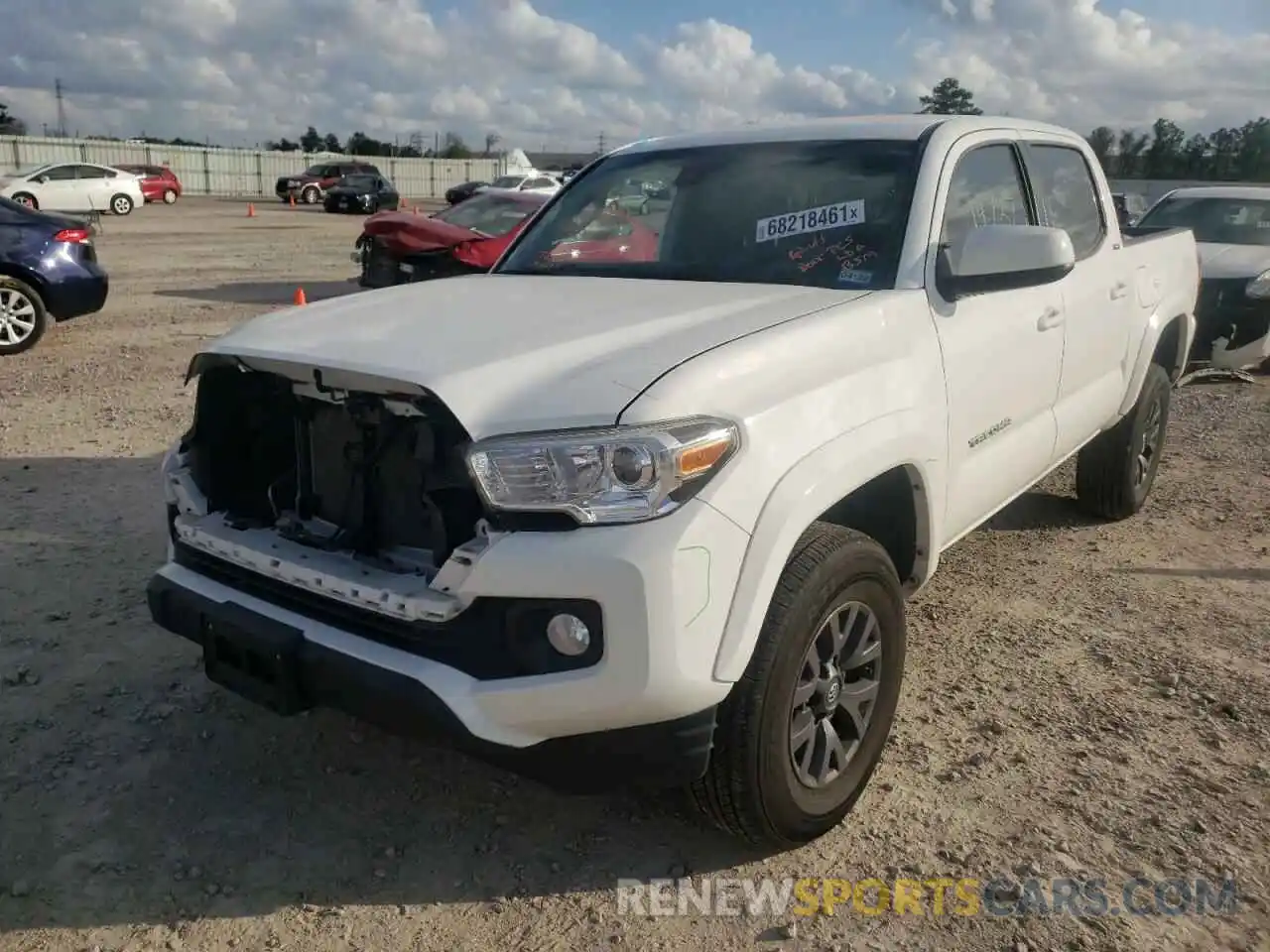 2 Photograph of a damaged car 5TFAX5GN1LX176338 TOYOTA TACOMA 2020