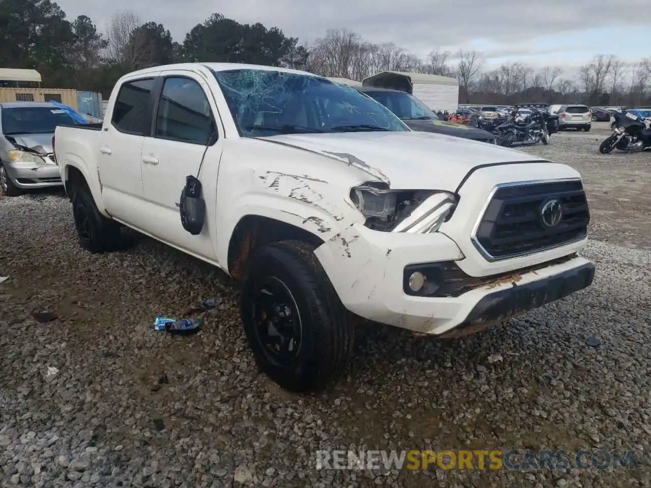 1 Photograph of a damaged car 5TFAX5GN1LX176355 TOYOTA TACOMA 2020