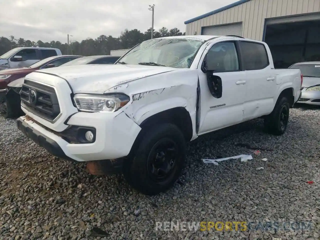 2 Photograph of a damaged car 5TFAX5GN1LX176355 TOYOTA TACOMA 2020