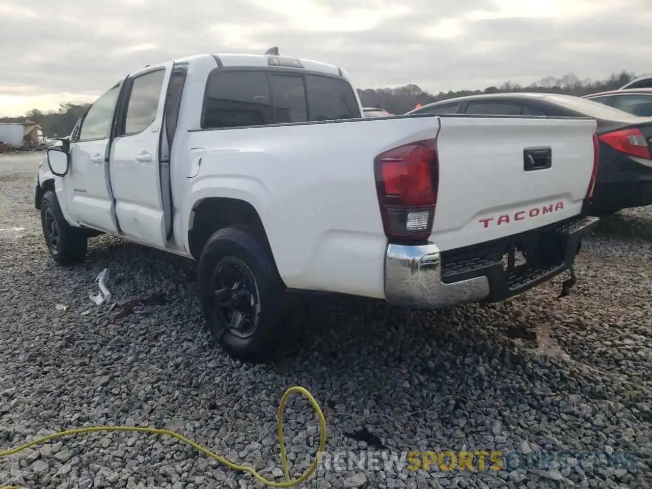 3 Photograph of a damaged car 5TFAX5GN1LX176355 TOYOTA TACOMA 2020