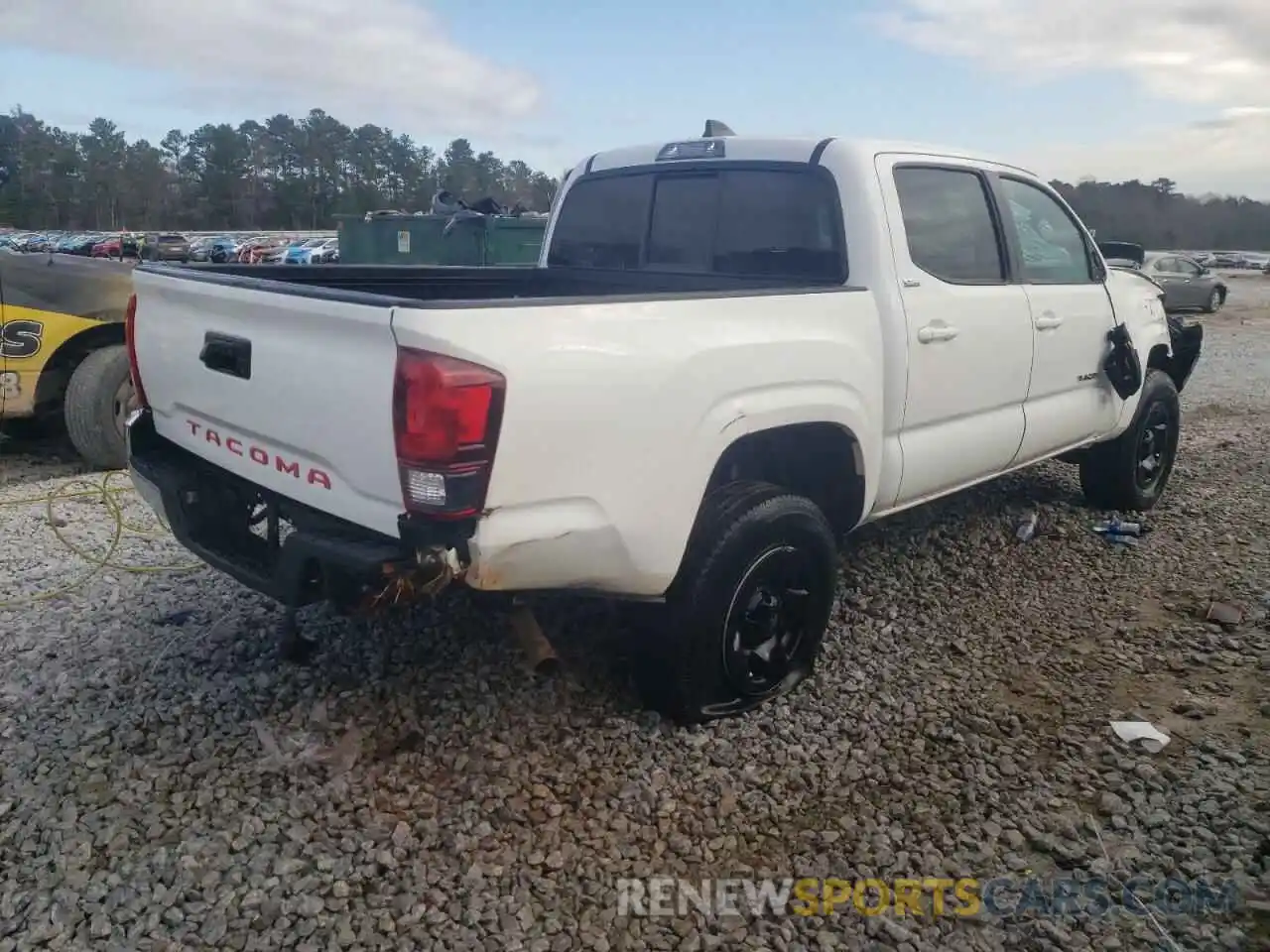 4 Photograph of a damaged car 5TFAX5GN1LX176355 TOYOTA TACOMA 2020