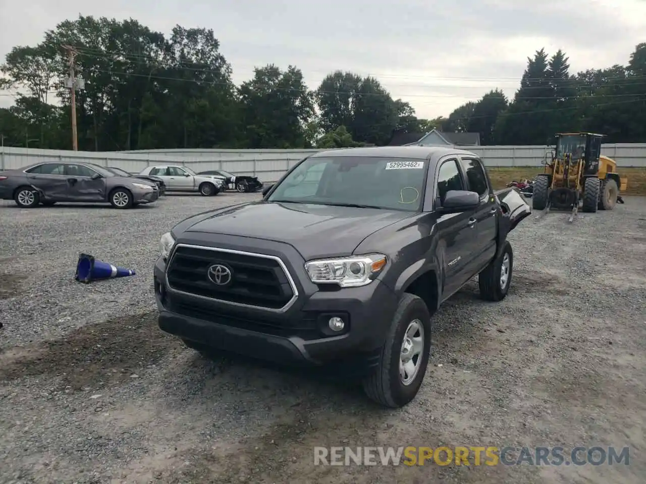 2 Photograph of a damaged car 5TFAX5GN1LX178624 TOYOTA TACOMA 2020