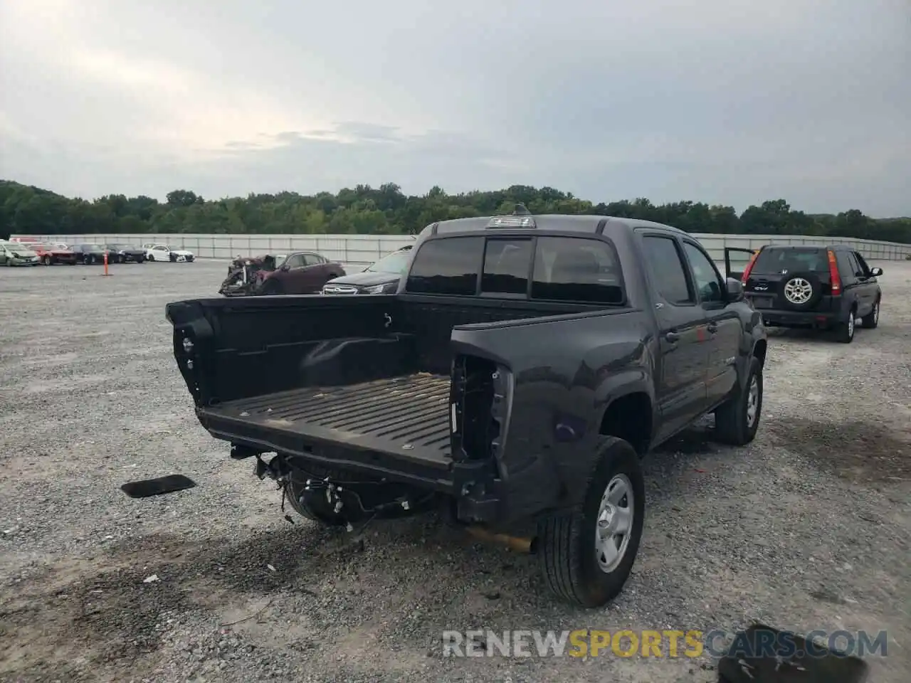 4 Photograph of a damaged car 5TFAX5GN1LX178624 TOYOTA TACOMA 2020