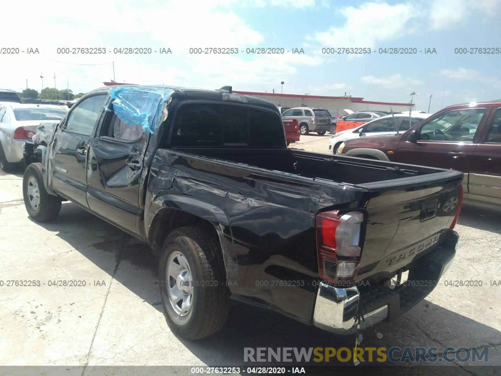 3 Photograph of a damaged car 5TFAX5GN1LX179305 TOYOTA TACOMA 2020