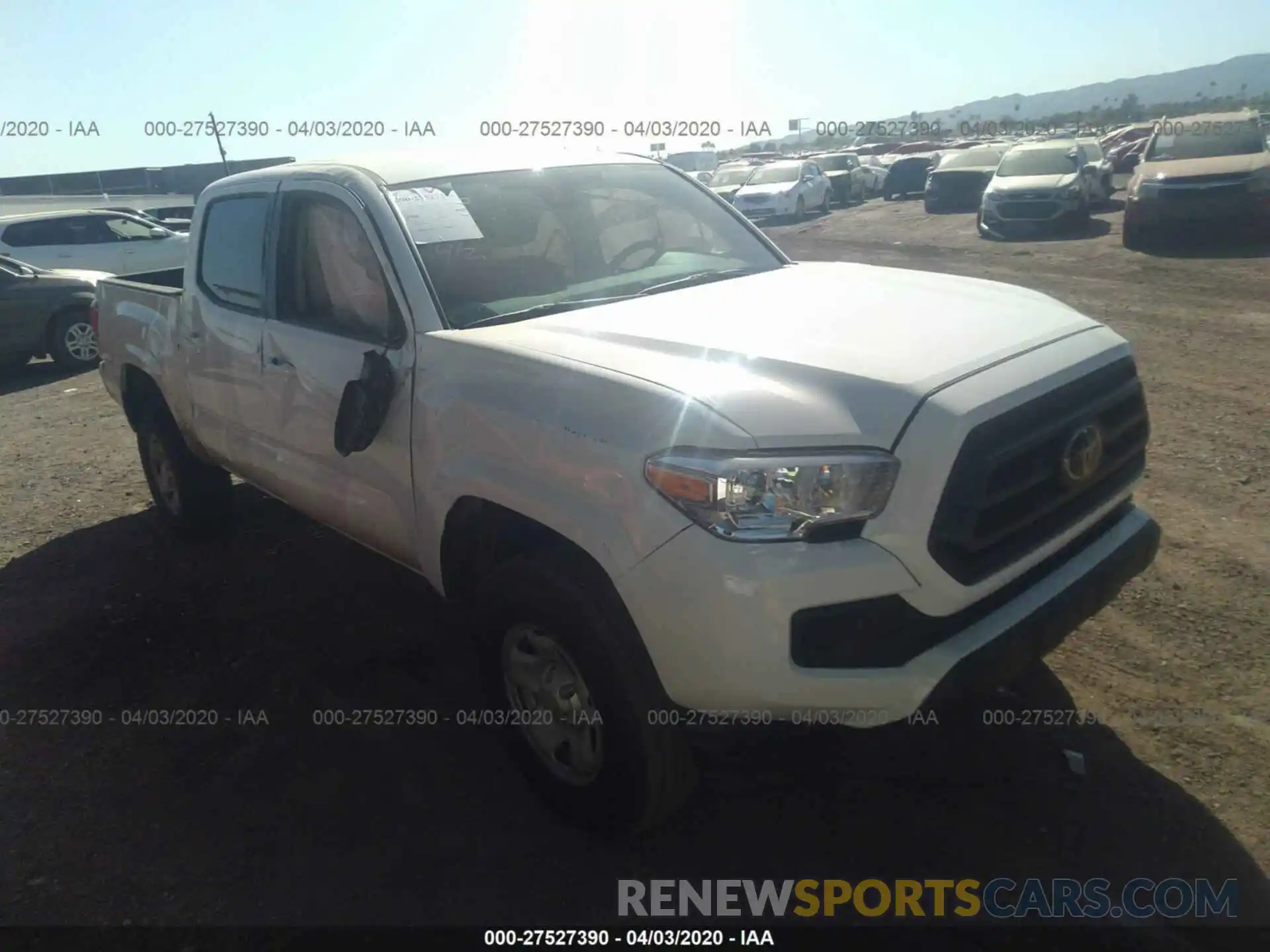 1 Photograph of a damaged car 5TFAX5GN1LX180518 TOYOTA TACOMA 2020