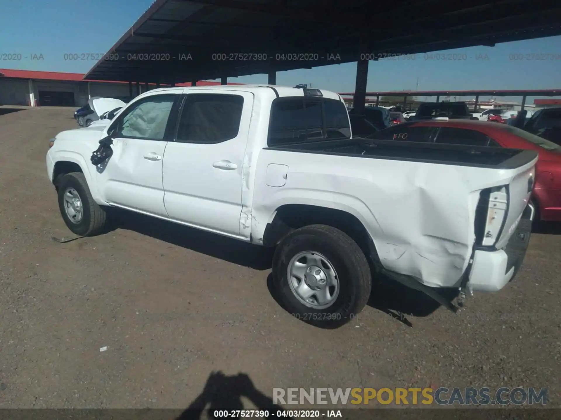 3 Photograph of a damaged car 5TFAX5GN1LX180518 TOYOTA TACOMA 2020