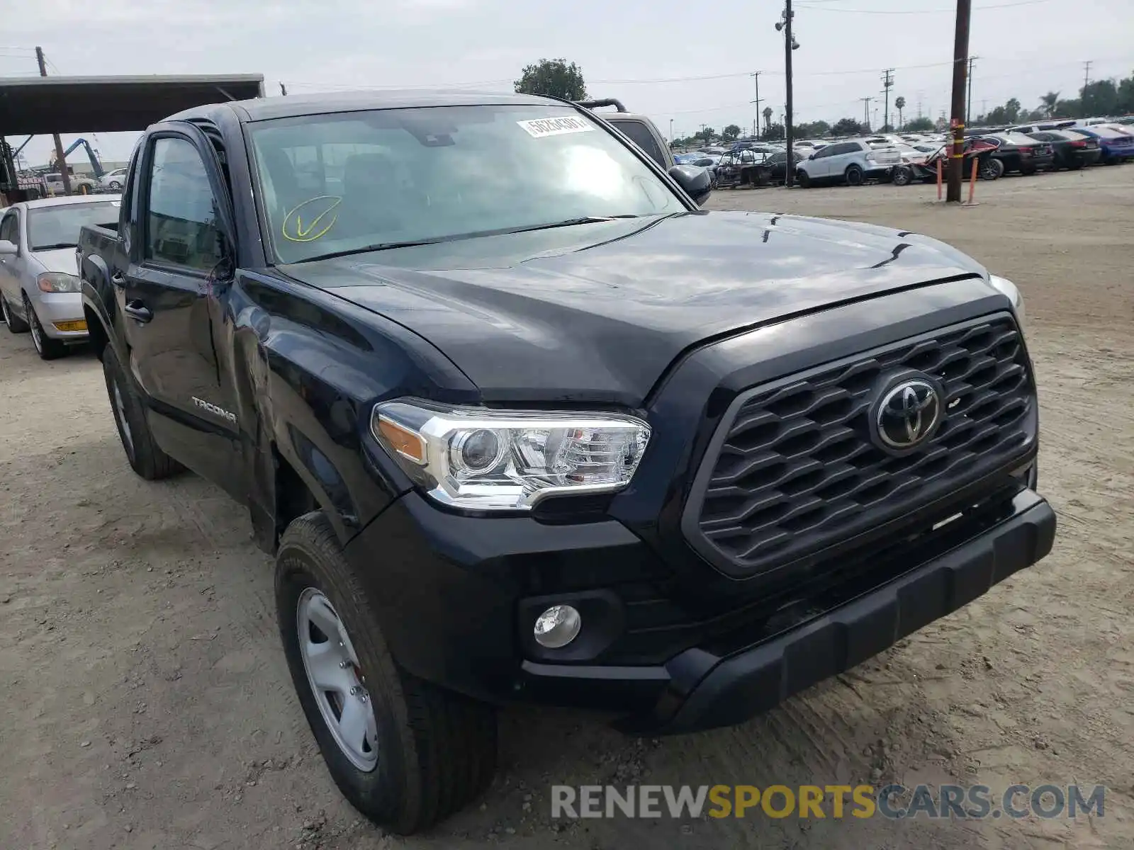 1 Photograph of a damaged car 5TFAX5GN1LX182138 TOYOTA TACOMA 2020