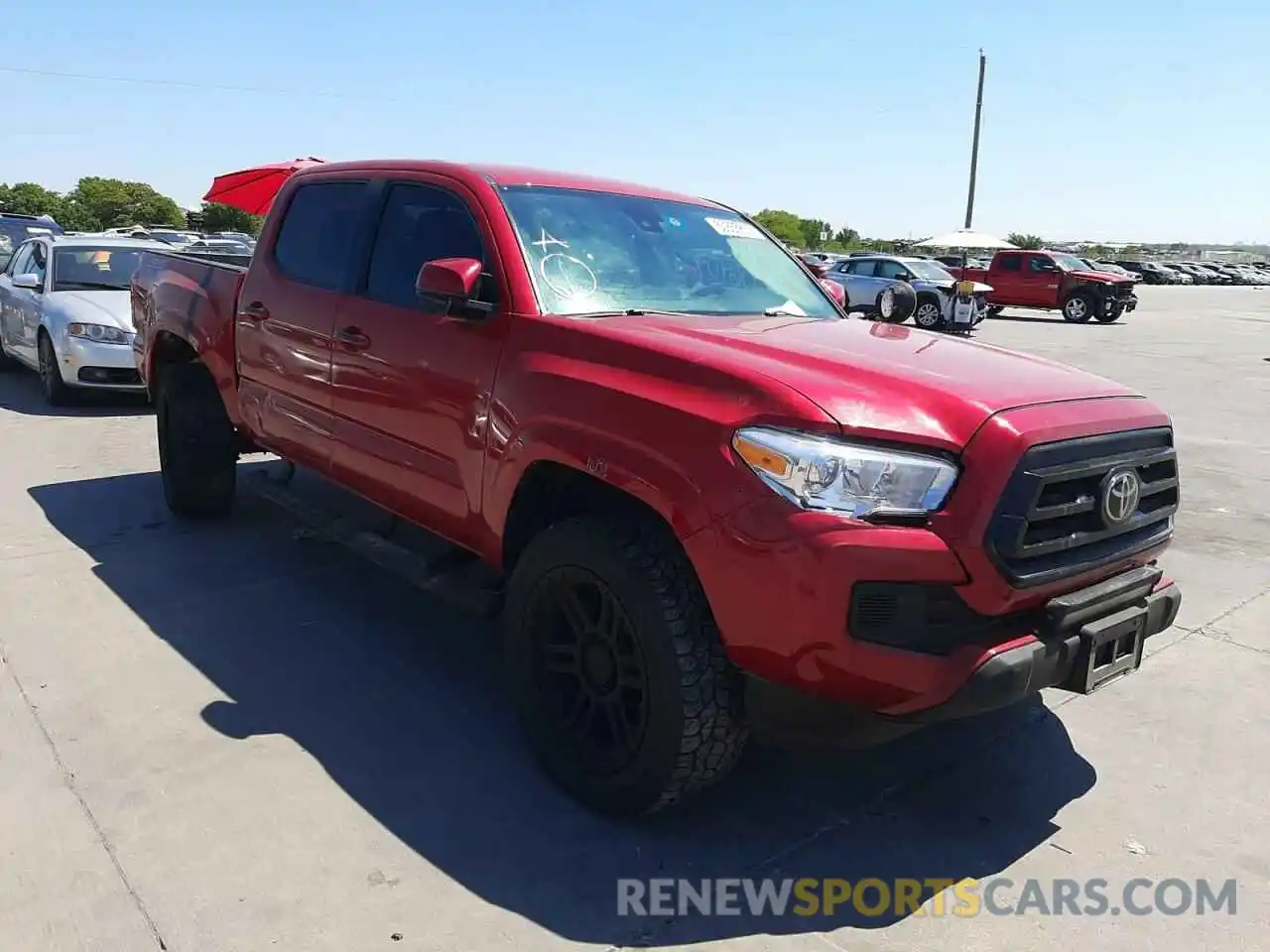 1 Photograph of a damaged car 5TFAX5GN1LX182351 TOYOTA TACOMA 2020