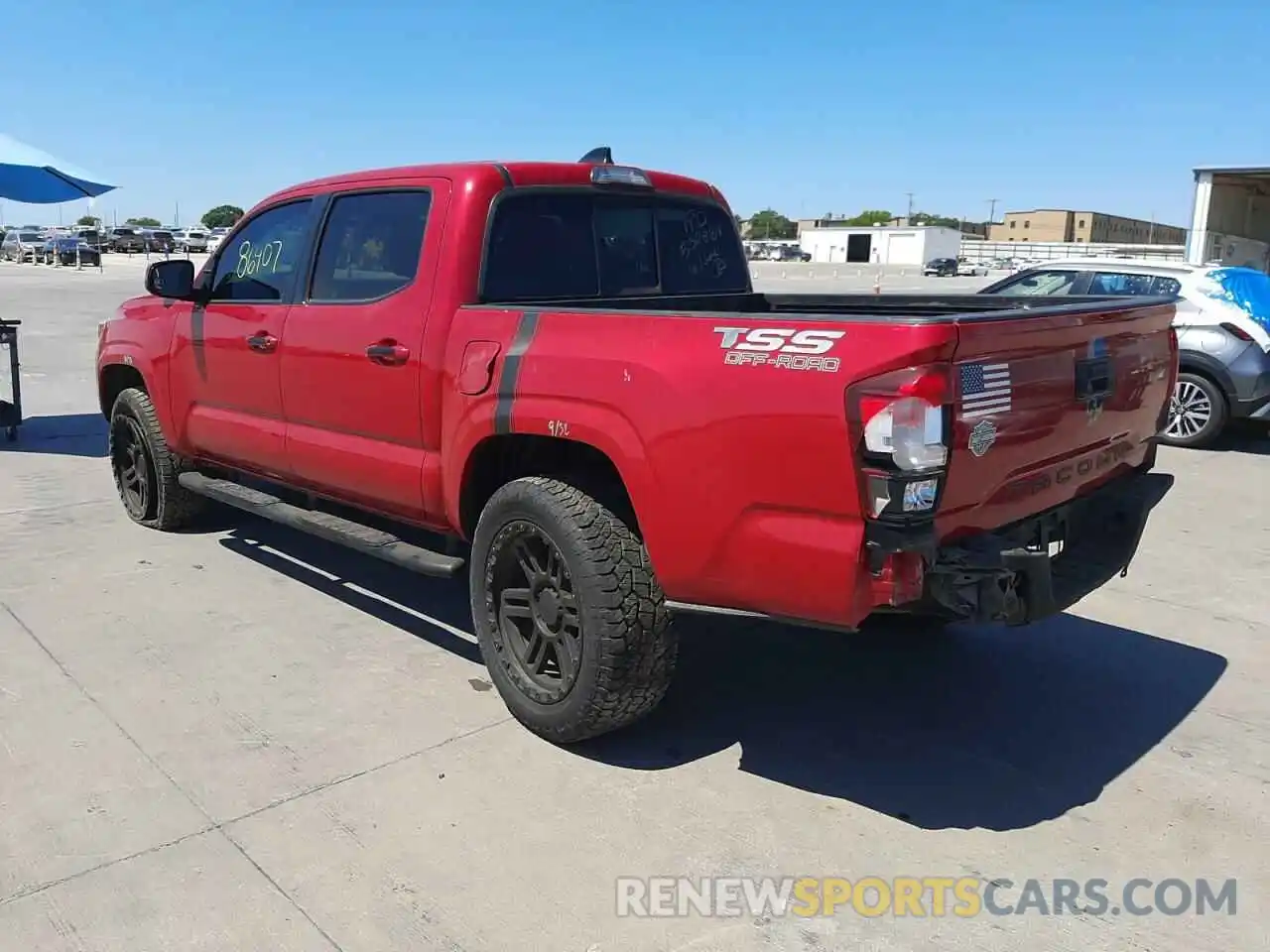 3 Photograph of a damaged car 5TFAX5GN1LX182351 TOYOTA TACOMA 2020