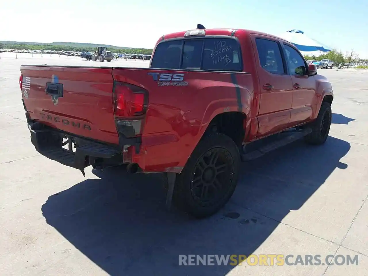 4 Photograph of a damaged car 5TFAX5GN1LX182351 TOYOTA TACOMA 2020