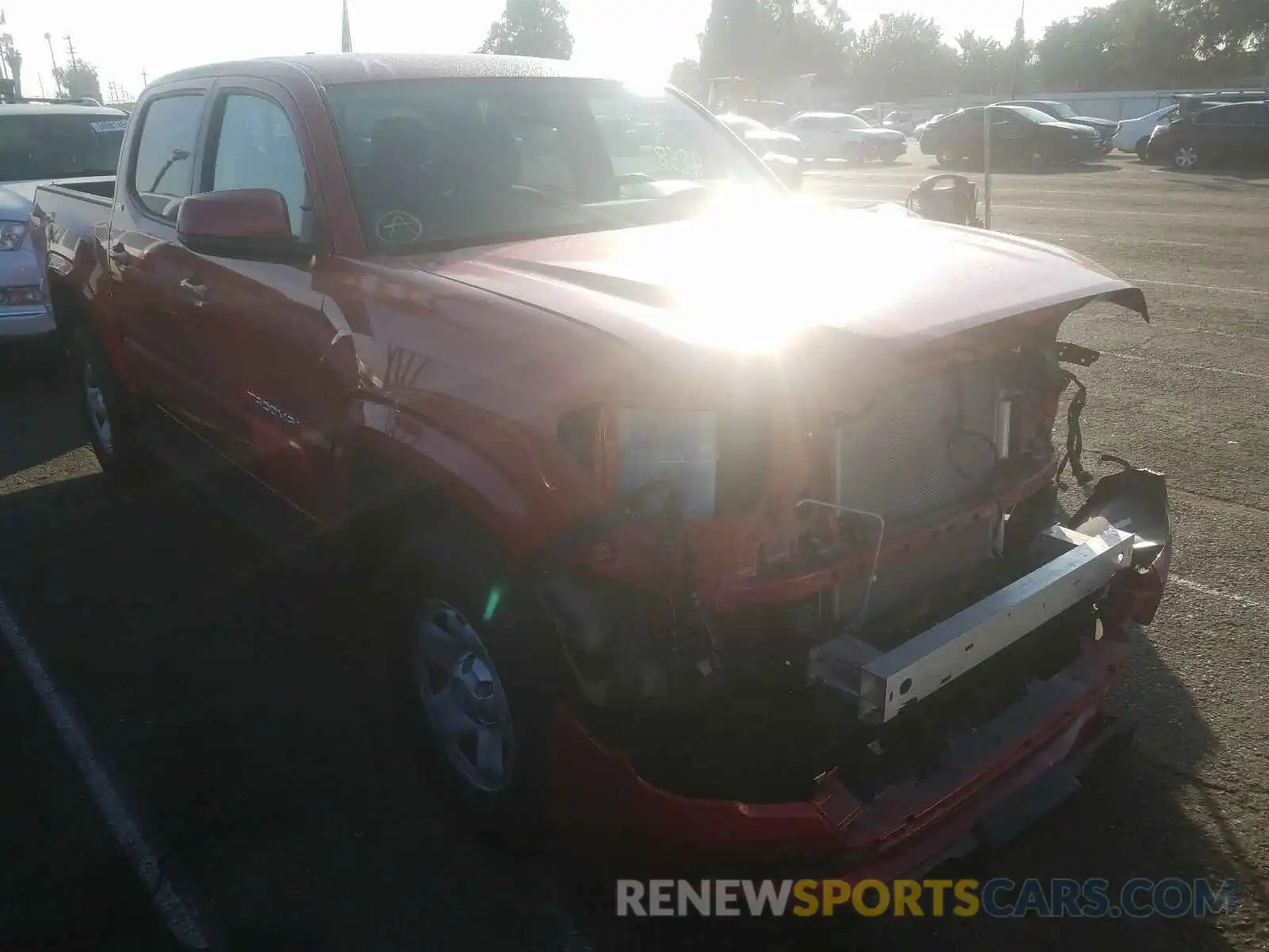 1 Photograph of a damaged car 5TFAX5GN1LX182527 TOYOTA TACOMA 2020