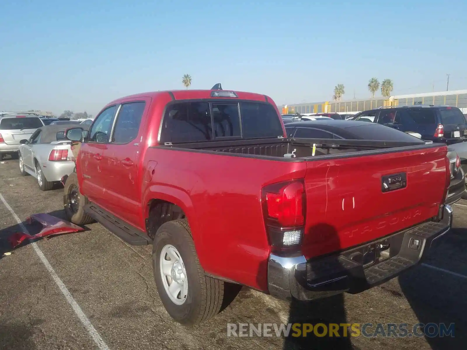 3 Photograph of a damaged car 5TFAX5GN1LX182527 TOYOTA TACOMA 2020