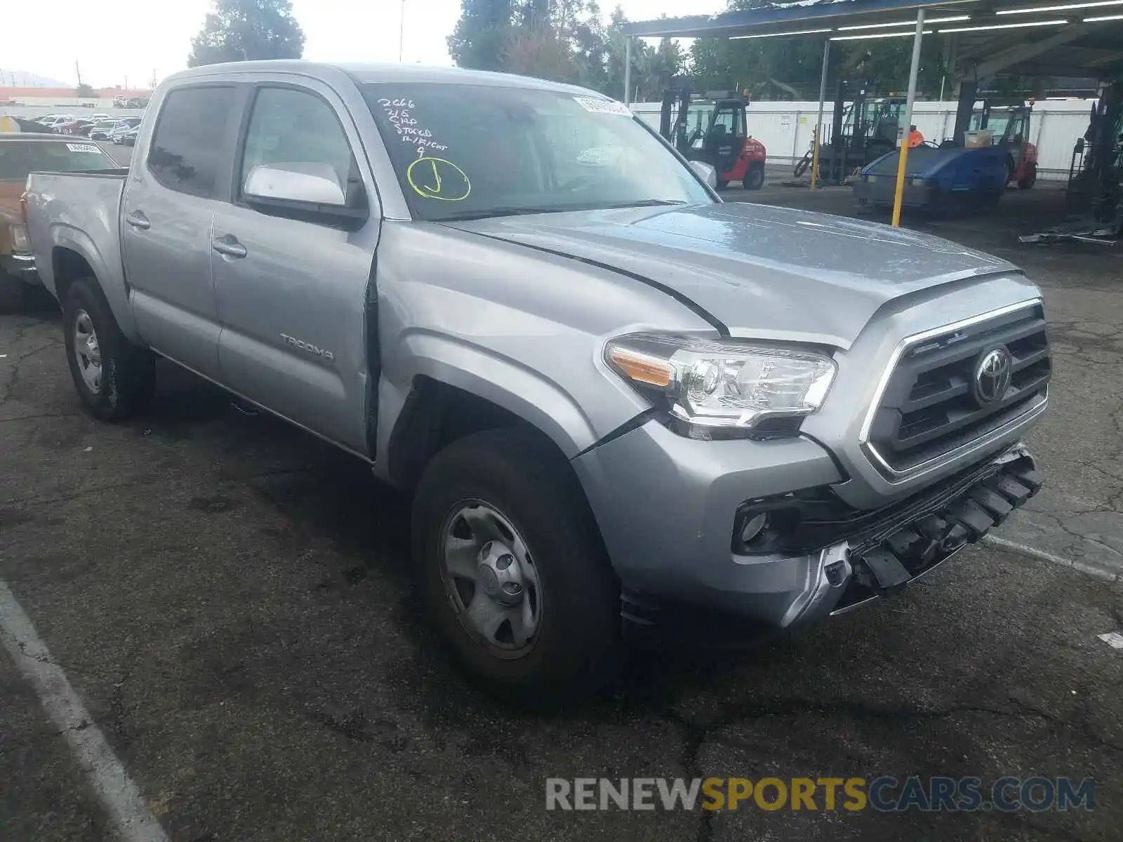 1 Photograph of a damaged car 5TFAX5GN1LX183564 TOYOTA TACOMA 2020