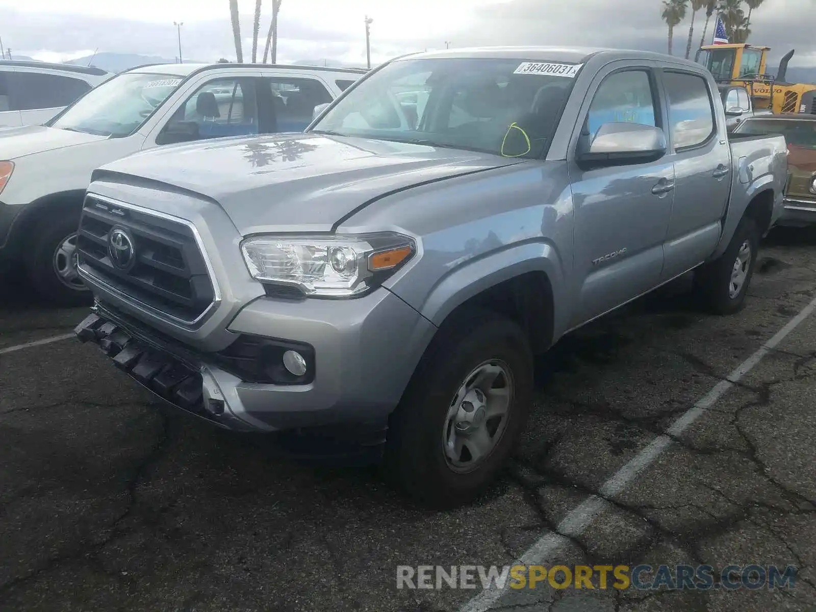 2 Photograph of a damaged car 5TFAX5GN1LX183564 TOYOTA TACOMA 2020