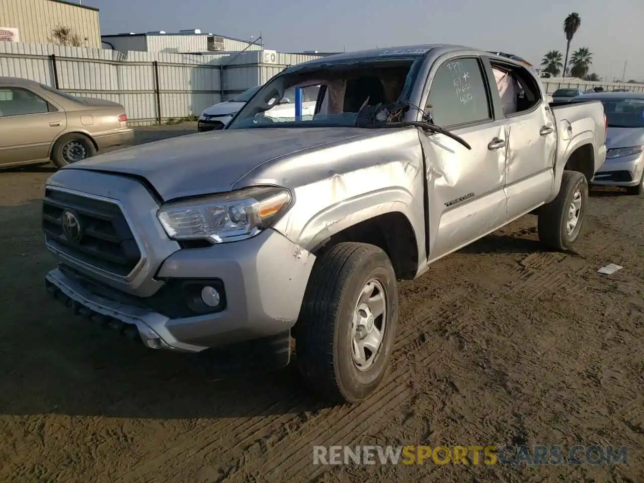 2 Photograph of a damaged car 5TFAX5GN1LX184682 TOYOTA TACOMA 2020