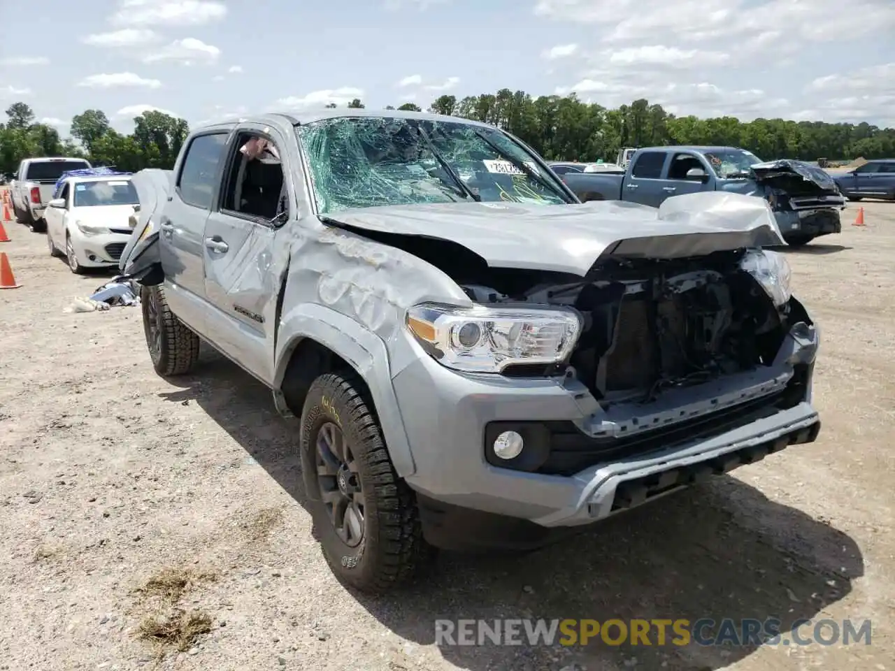 1 Photograph of a damaged car 5TFAX5GN1LX185007 TOYOTA TACOMA 2020